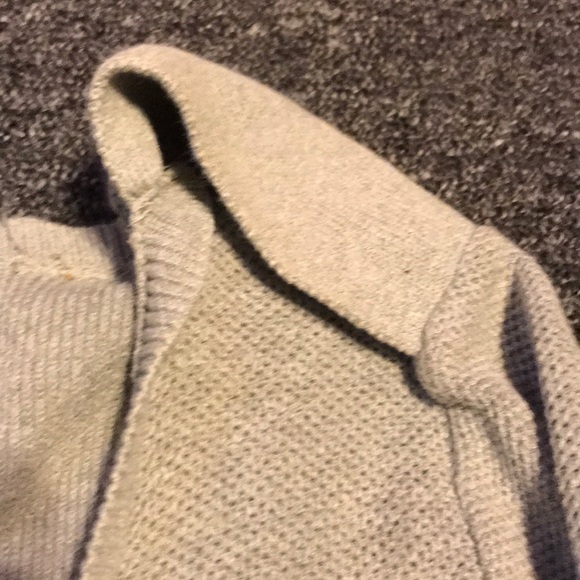 Diesel light grey cardigan sweater. - Picture 4 of 7